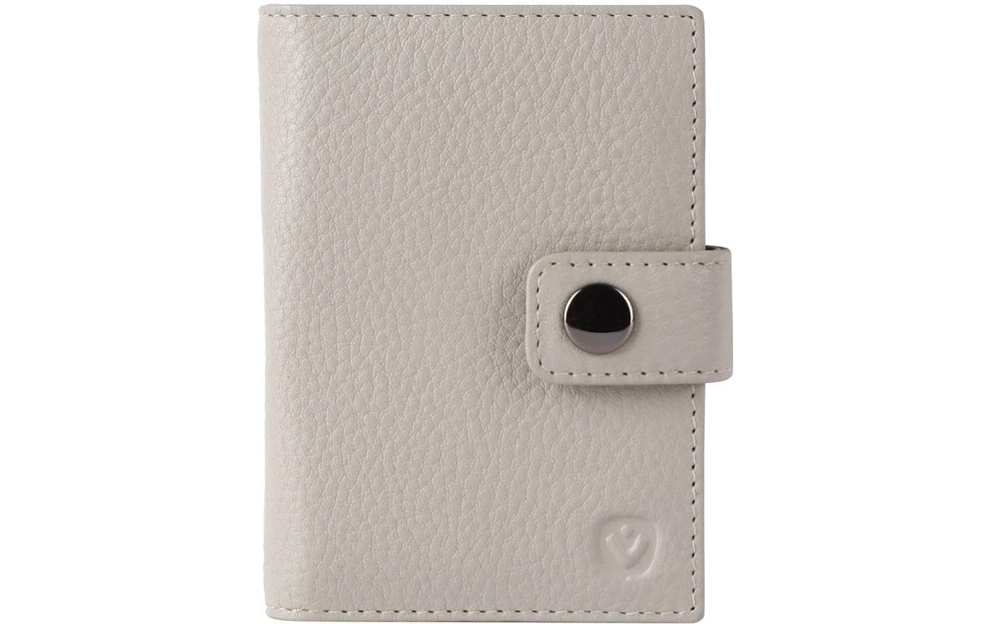 Valenta Card Wallet, Leather - Standard MagSafe, Off-White