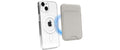 Valenta Card Wallet, MagSafe Stand Creme