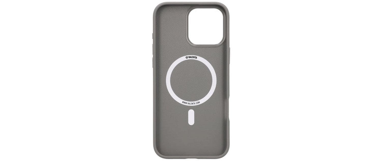 Valenta Back Cover MagSafe - Style iPhone 16 Pro Max, Grey