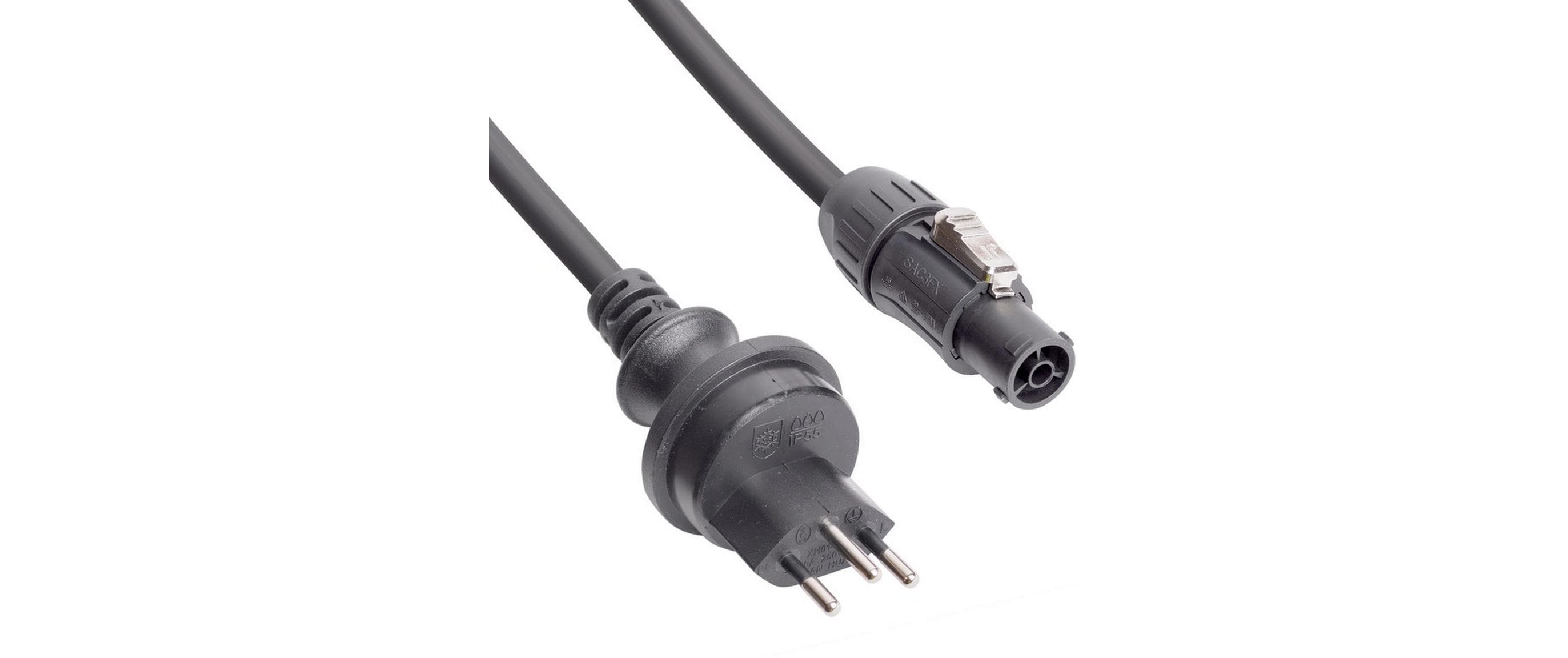 PD Connex CX14-5 CH Netzkabel CH T13 IP55-Pwc SAC3FX IP65, 1.5m