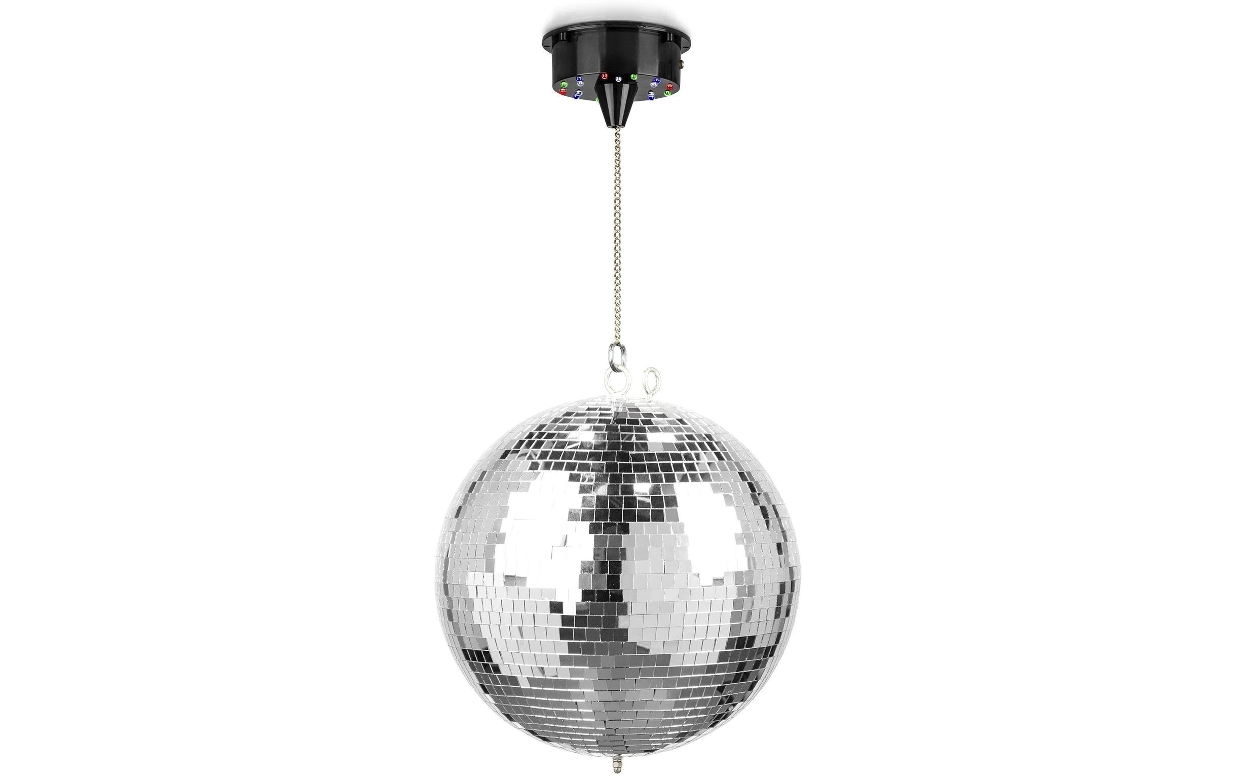 Fuzzix MB30ML Spiegelkugel 30cm mit Motor und LED