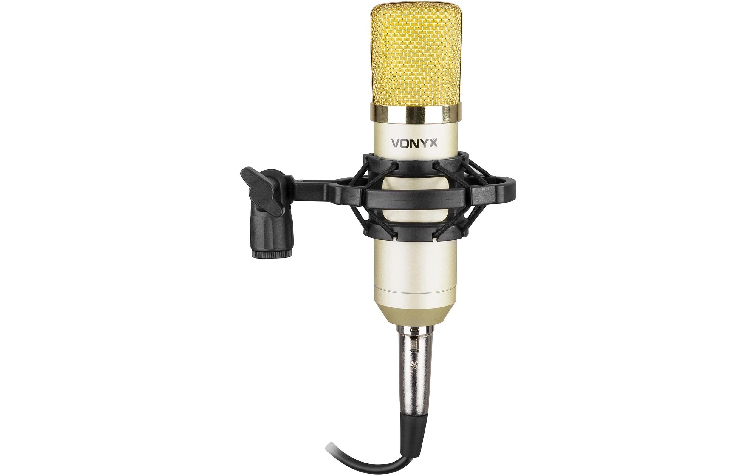 Vonyx CM400C Studio Kondensator Mikrofon, champagner