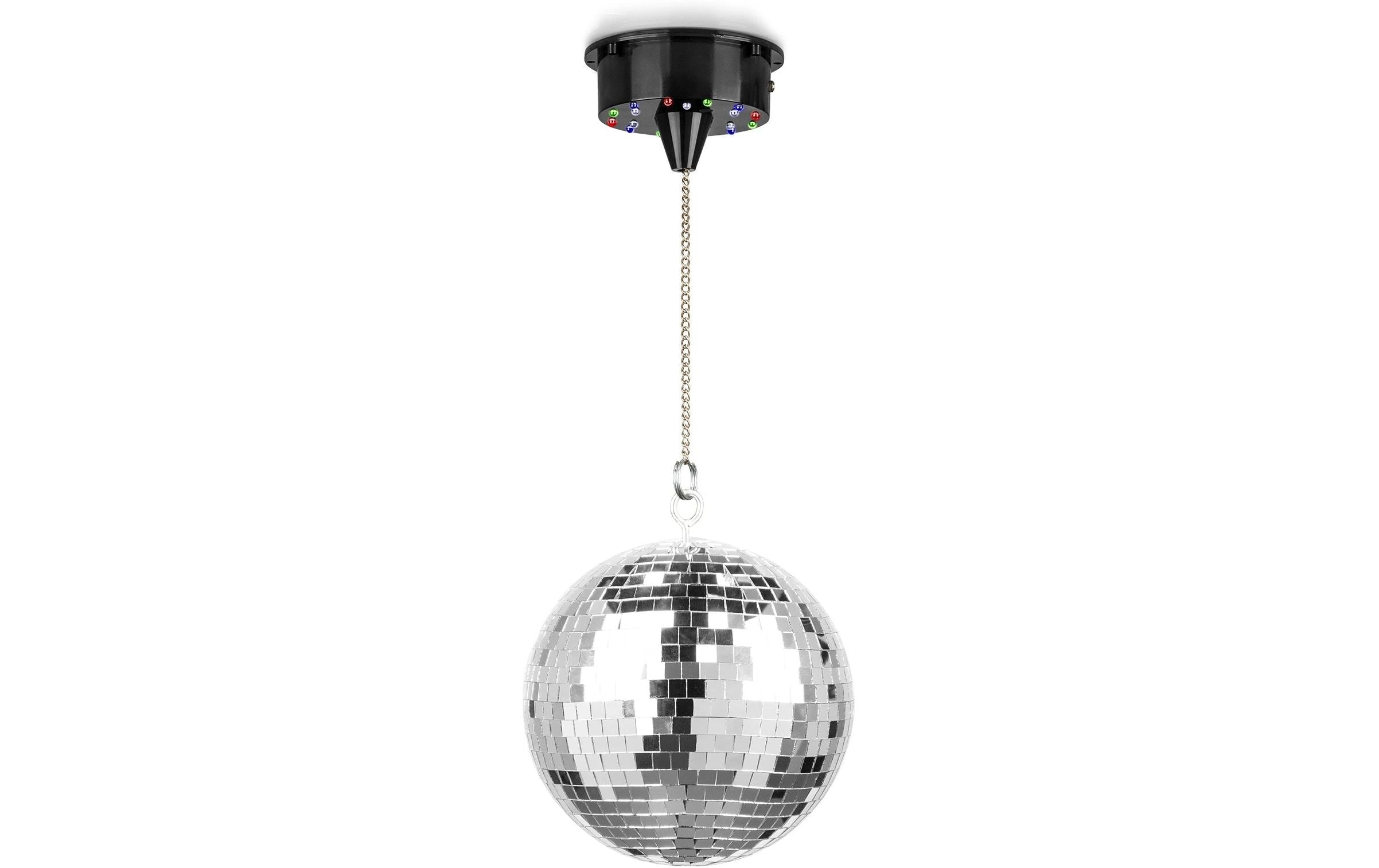 Fuzzix MB20ML Spiegelkugel 20cm mit Motor und LED