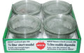 Weck 370 ml 1 Set Weck-Gläser #741 Set 4 Gläser 4 Deckel 4 Ringe 8 Klammern