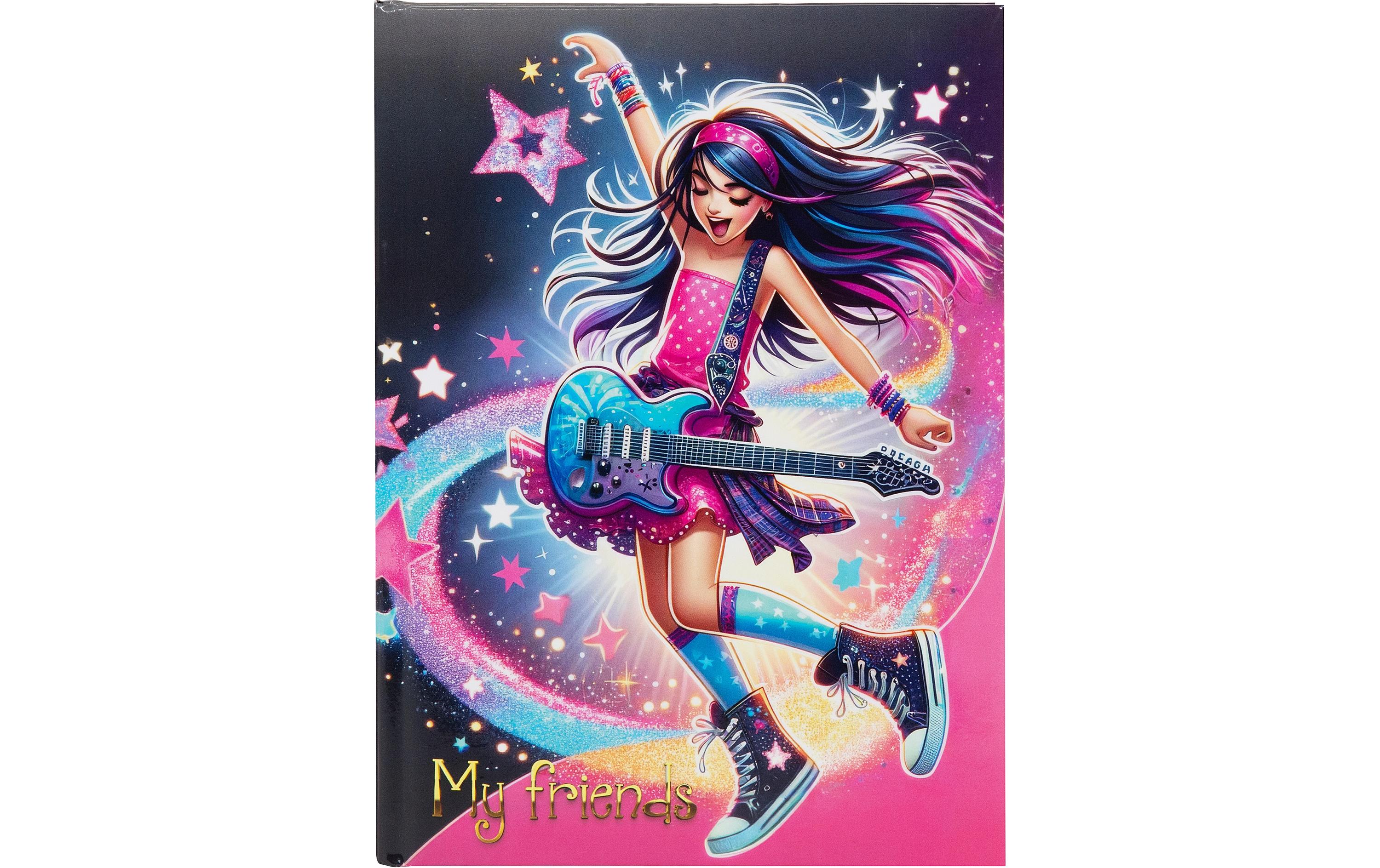 Goldbuch Freundebuch Star Melody 1 Stück, Grösse: A5, 88 Seiten Illustriert