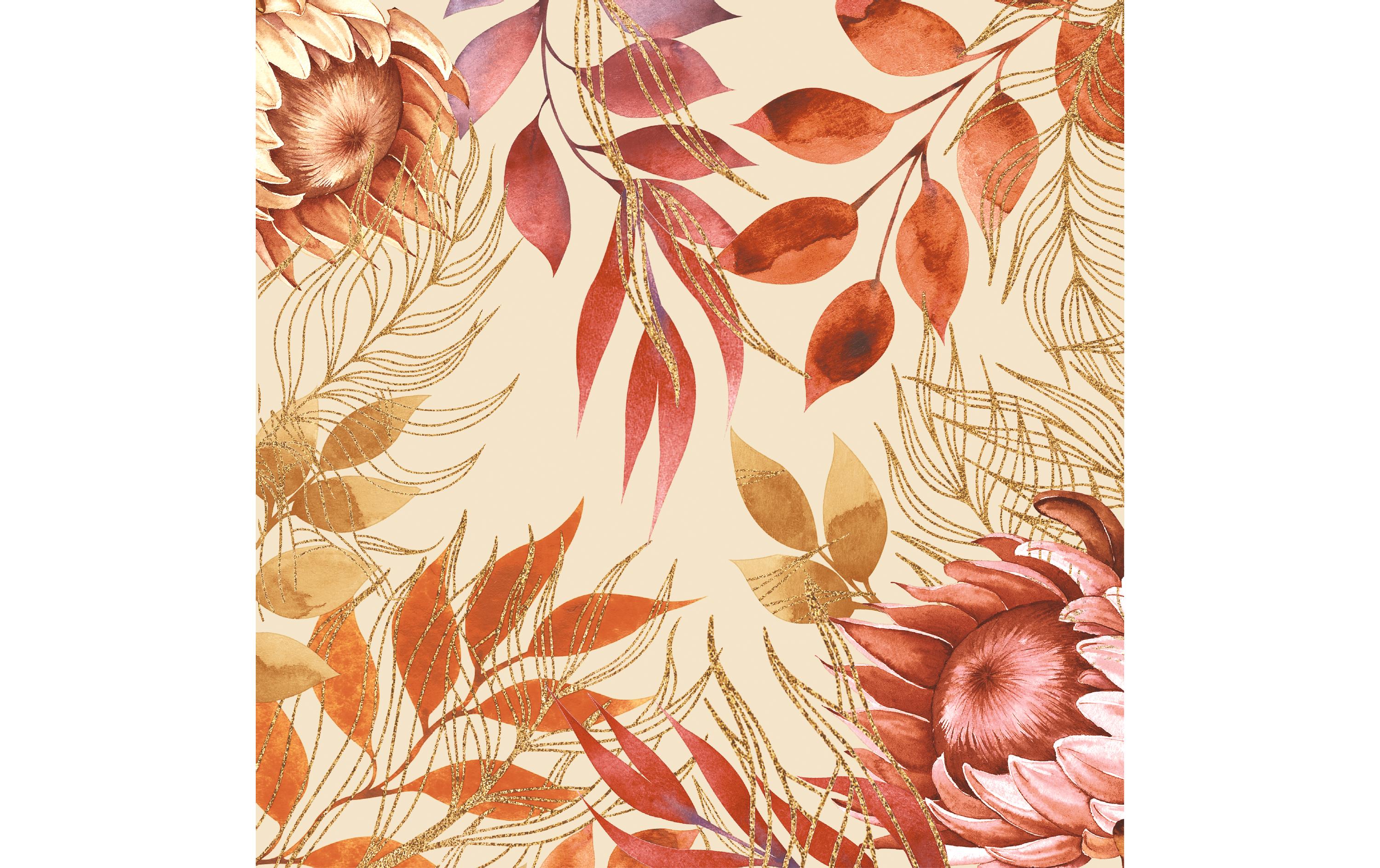 Paper + Design Servietten Herbstblüten 33x33cm, 20 Stück. 3-lagig