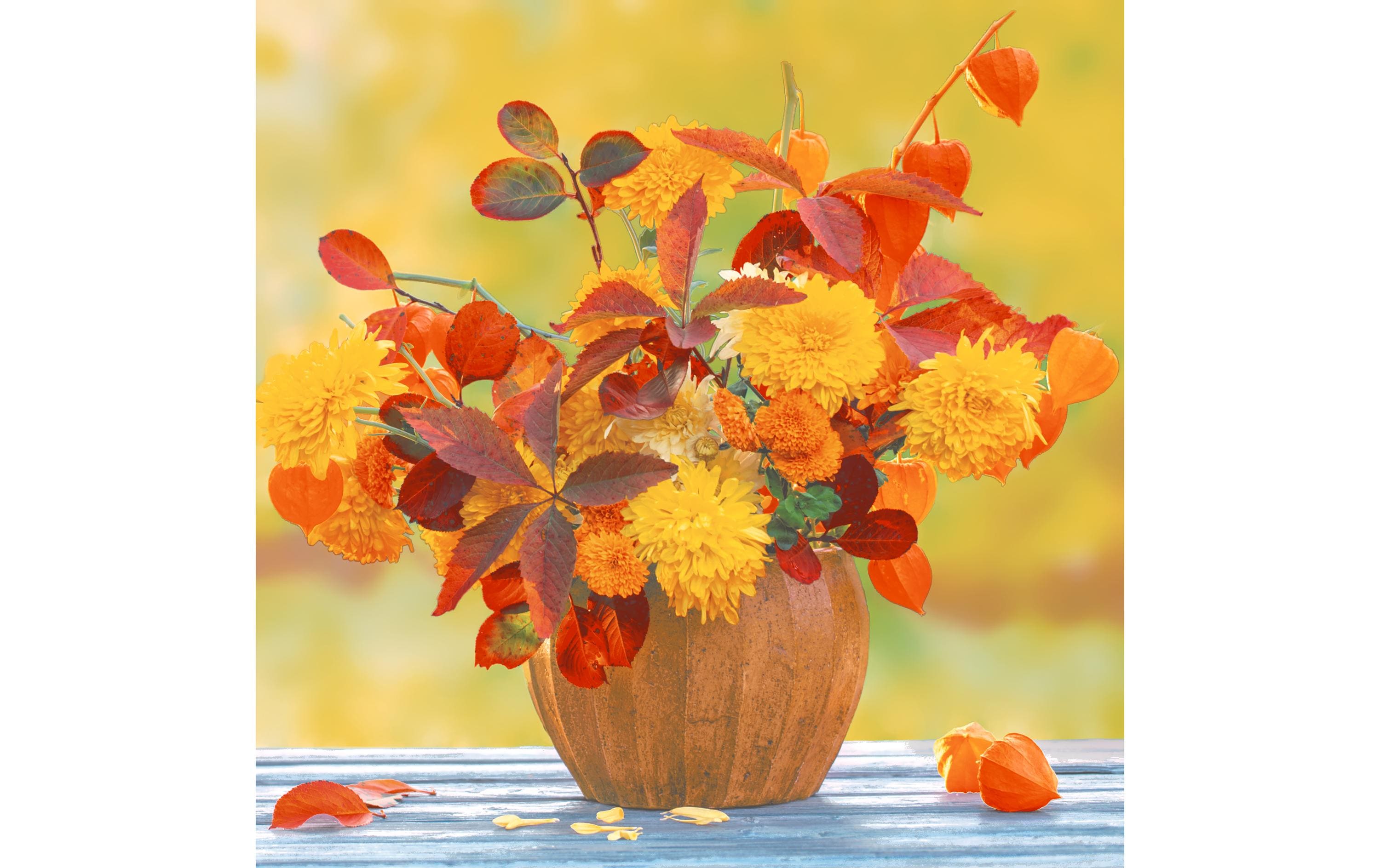 Paper + Design Servietten Herbstbouquet 33x33cm, 20 Stück. 3-lagig