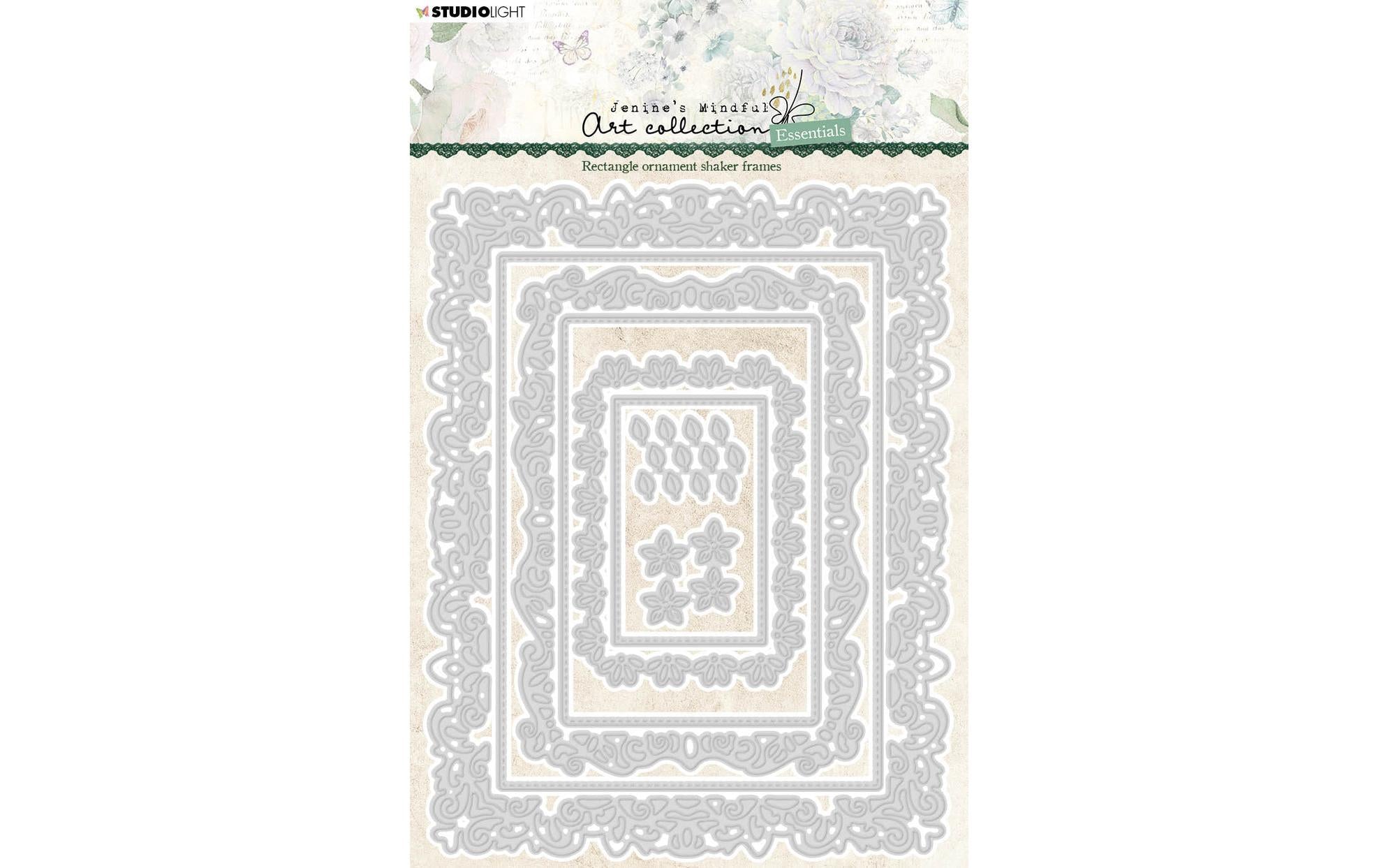 Stanzformen Rechteck Ornamentrahmen Essentials, 137x177x1mm