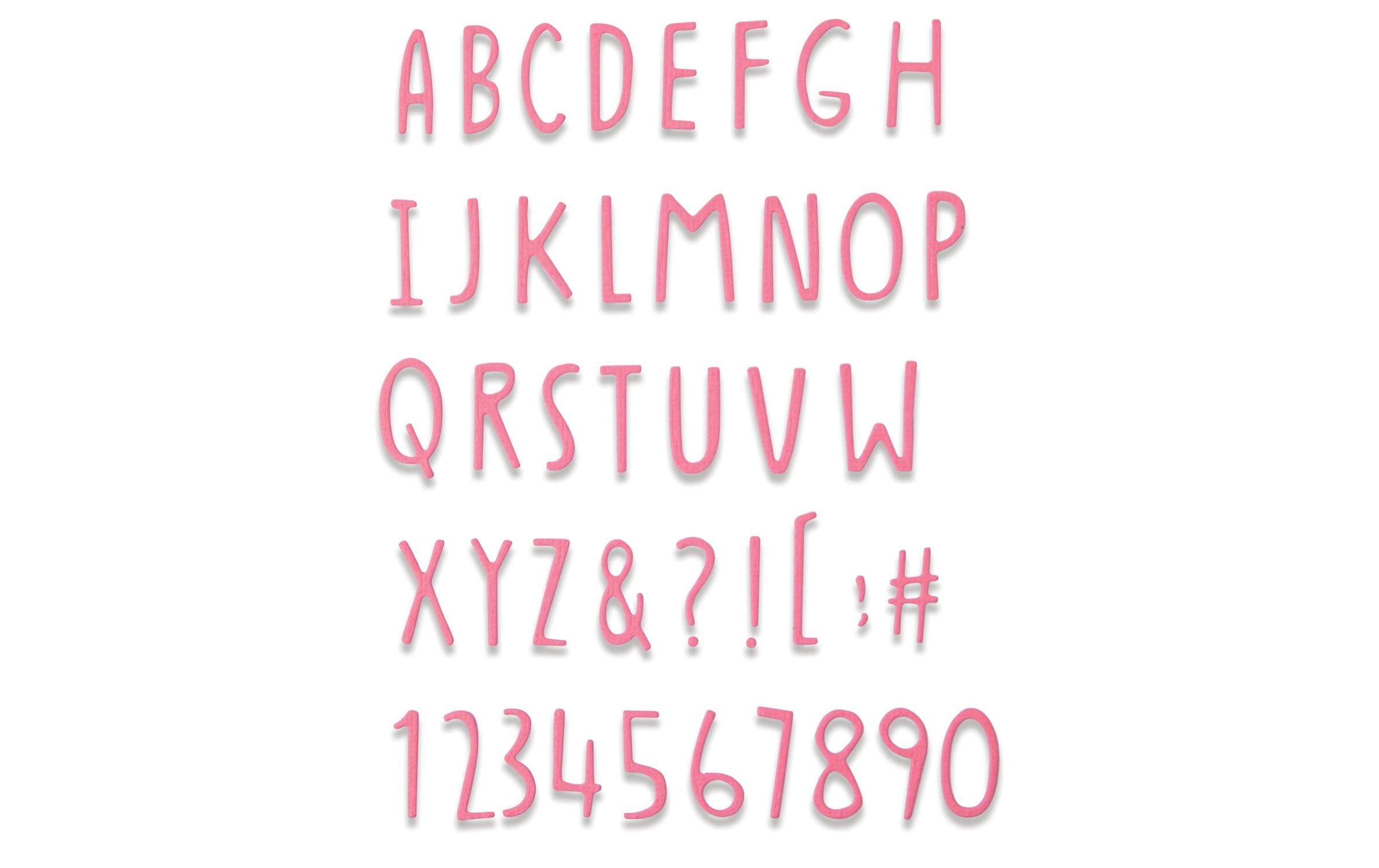 Stanzformen Alphabet und 1 - 10