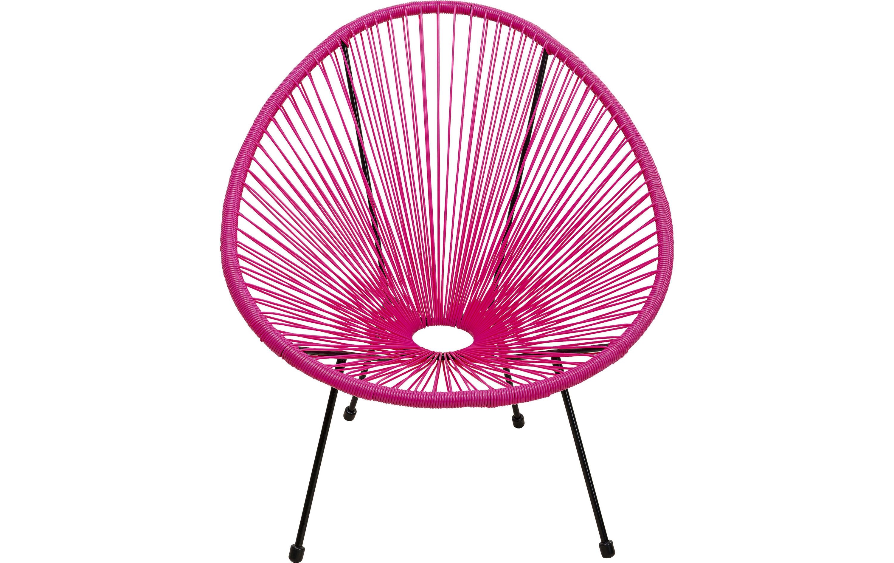 Kare Sessel Acapulco, Pink 85x73x78 cm, Stahl, Polyethylen