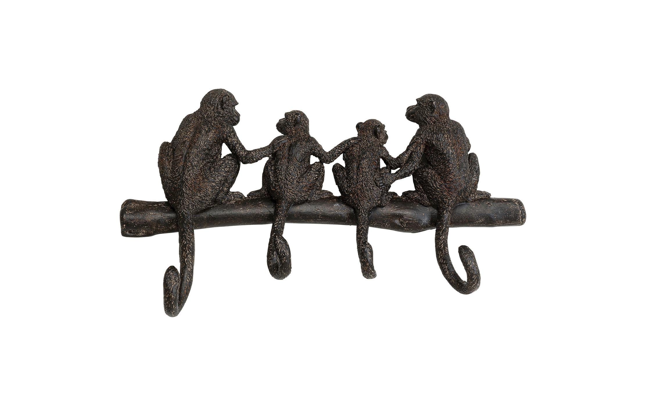 Kare Wandgarderobe Monkey Family 38 cm
