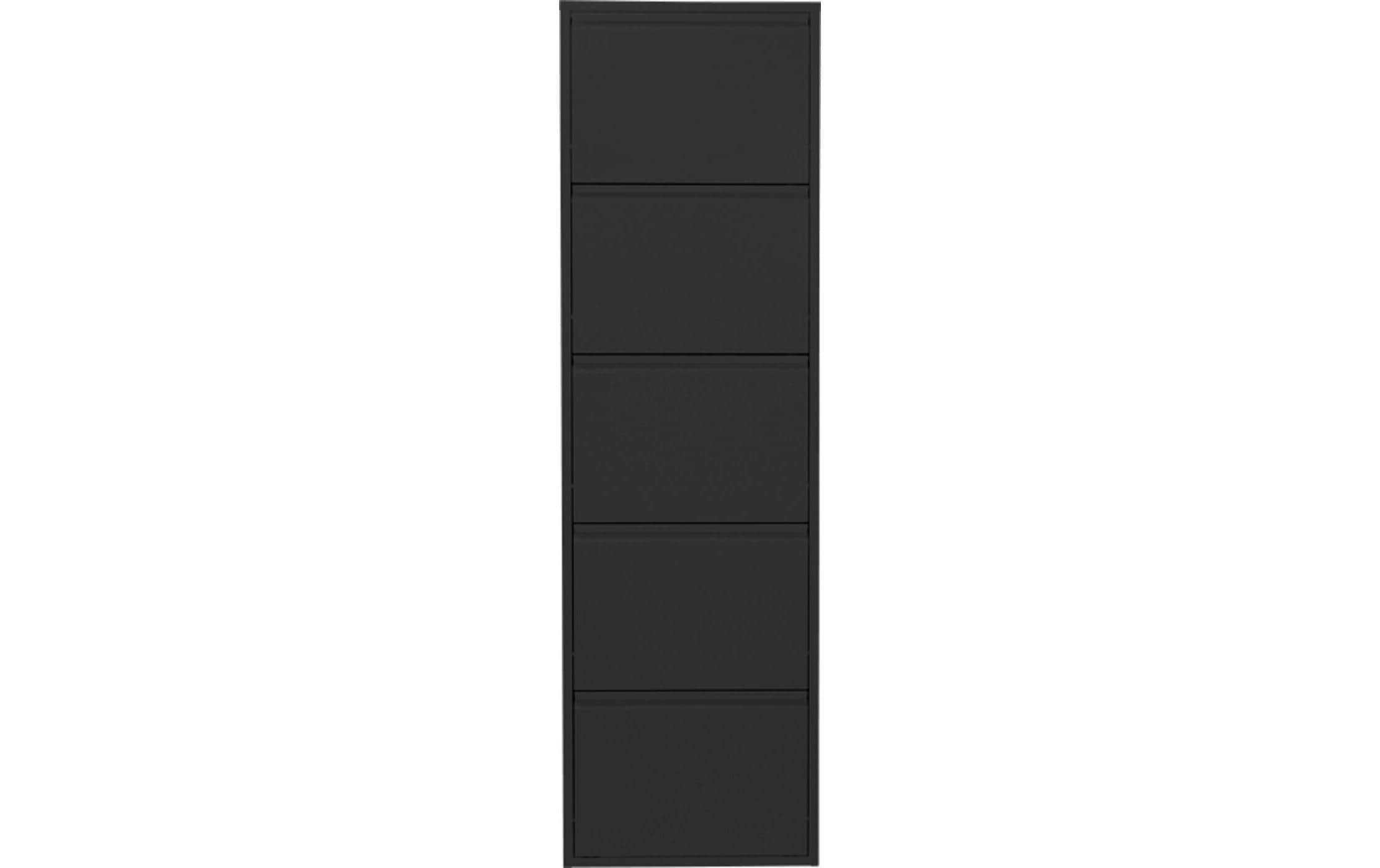 Kare Schuhschrank Caruso 5er Schwarz
