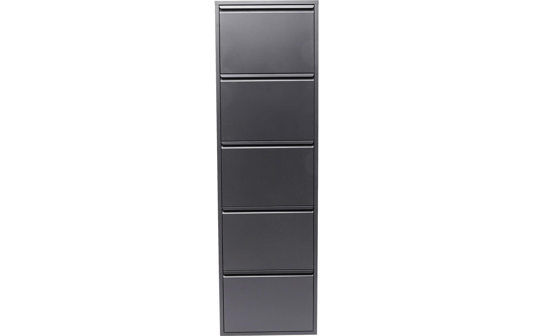 Kare Schuhschrank Caruso 5er Anthrazit