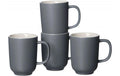R&B Tassenset Jasper 4 Stück, Porzellan, 285 ml