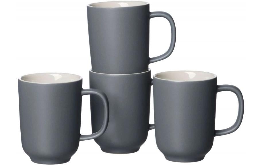 R&B Tassenset Jasper 4 Stück, Porzellan, 285 ml