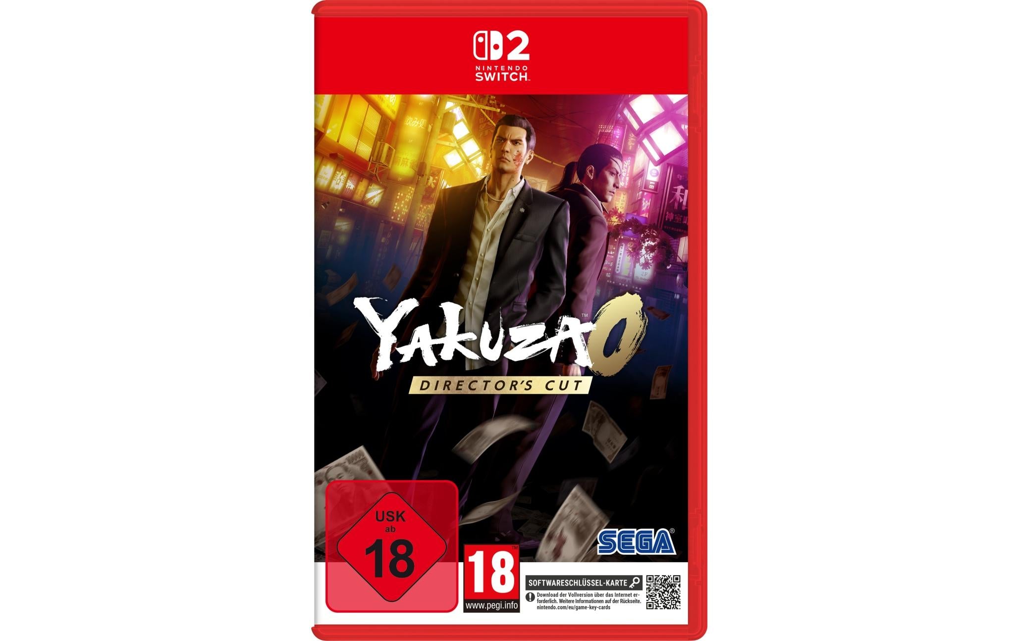 Yakuza 0 Director's Cut, Switch 2 Alter: 18+ (Game Key Card)