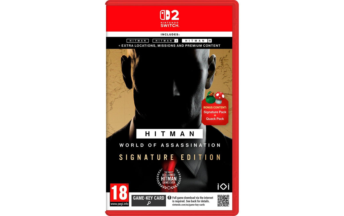 Hitman World of Assassination, Switch 2 Alter: 18+ (Game Key Card)