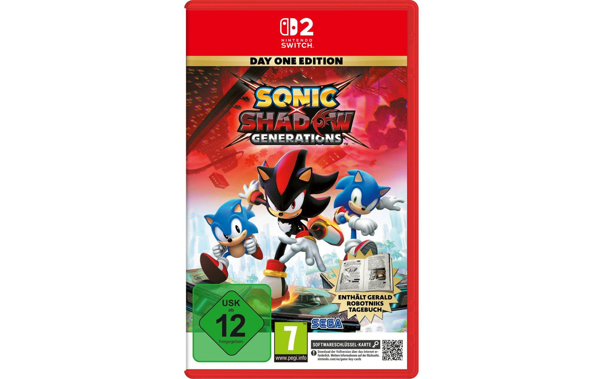Sonic x Shadow Generations DayOne, Switch 2 Alter: 7+ (Game Key Card)