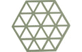 Zone Topfuntersetzer Triangles, Rosmarin 16x14x0.9 cm (LxBxH), Silikon