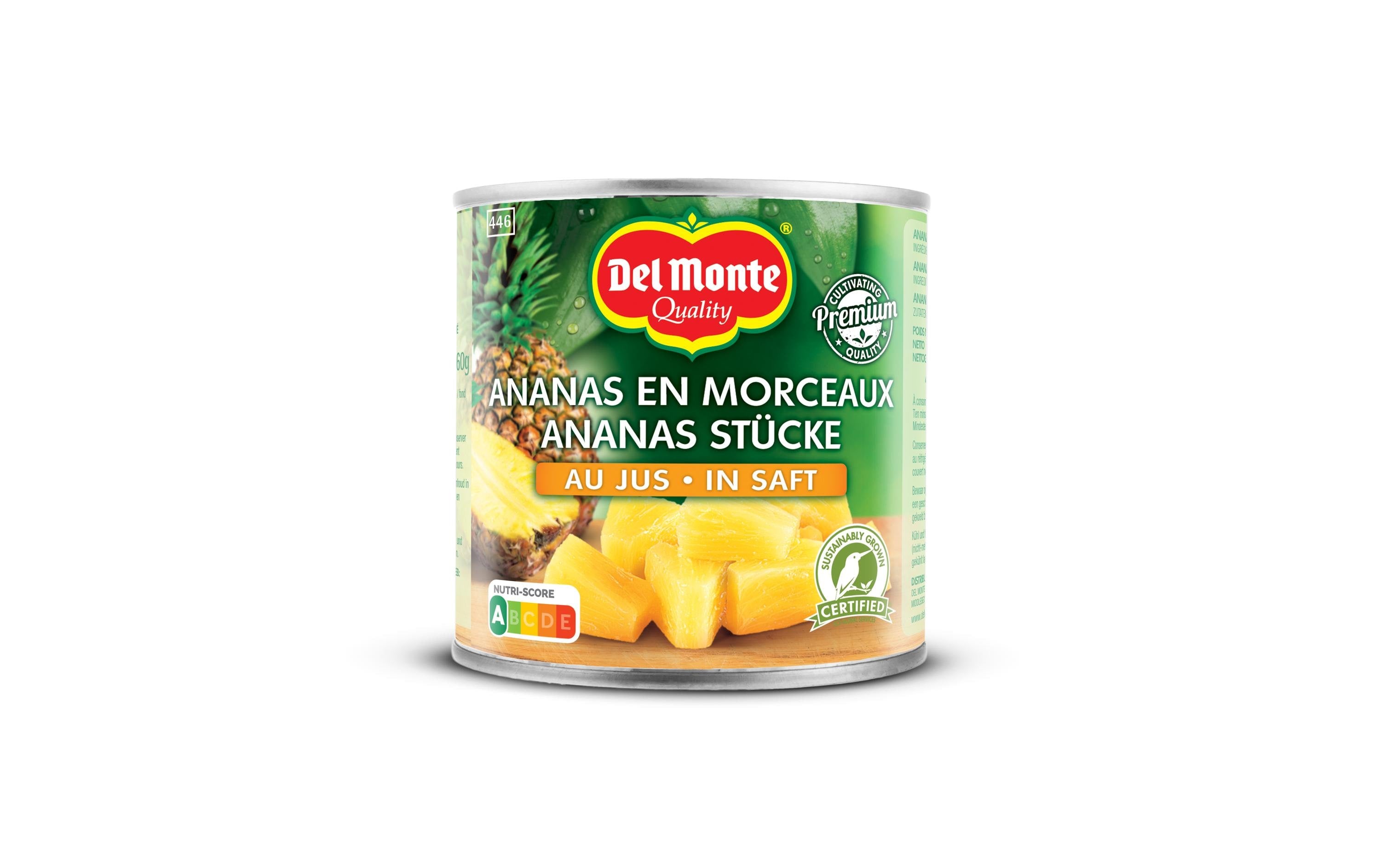 Ananasstücke in Ananassaft natursüss 260g