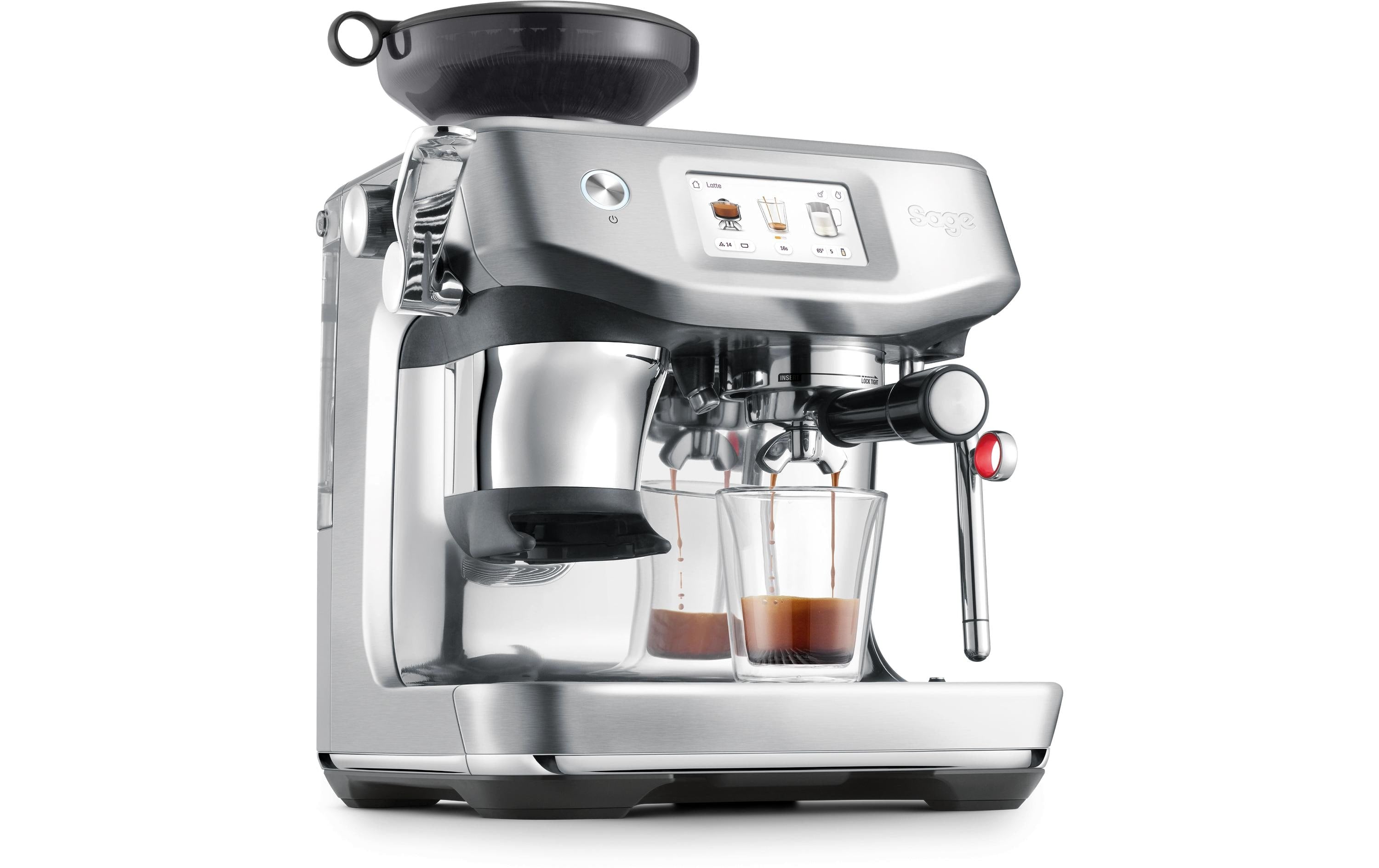 Sage Espressomaschine Barista Imp Cold SS 1700W, Wassertank 2l, Coldbrew