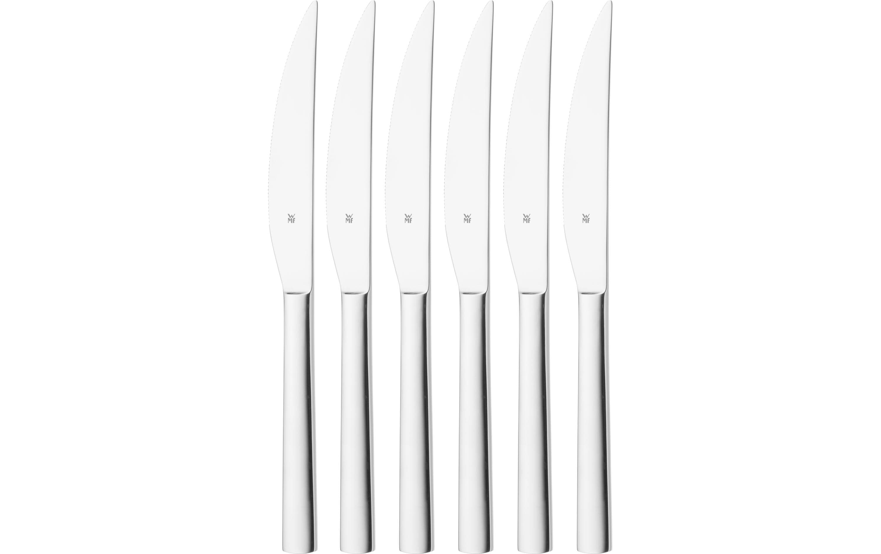 WMF Steak-Messer Set NUOVA 6 Stück, Edelstahl
