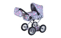 Puppenwagen Ruby star grey pink