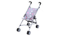 Puppenbuggy Sim star grey pink