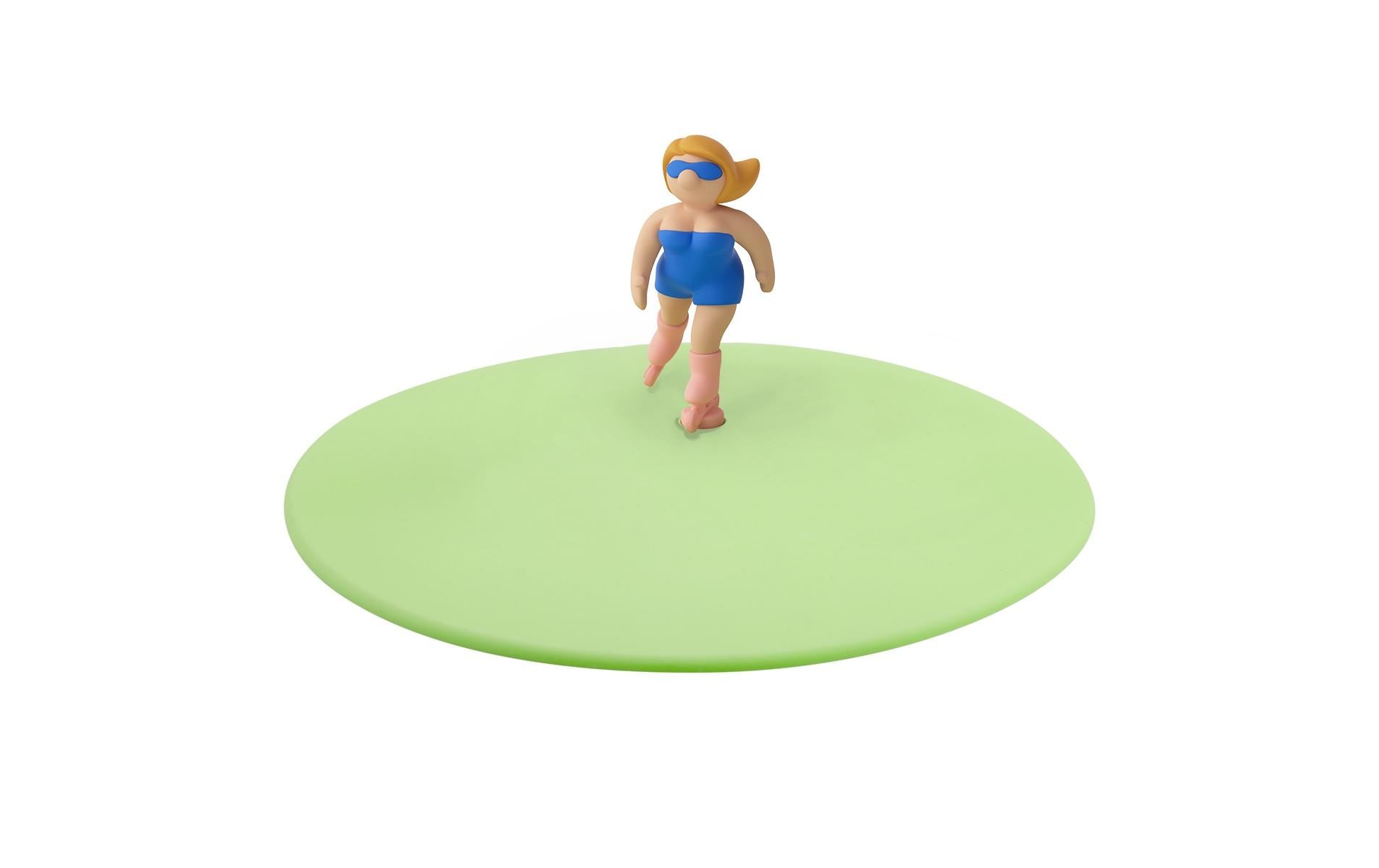 Lurch Glasabdeckung Mein Deckel Summer Fun Issy In-line Skate