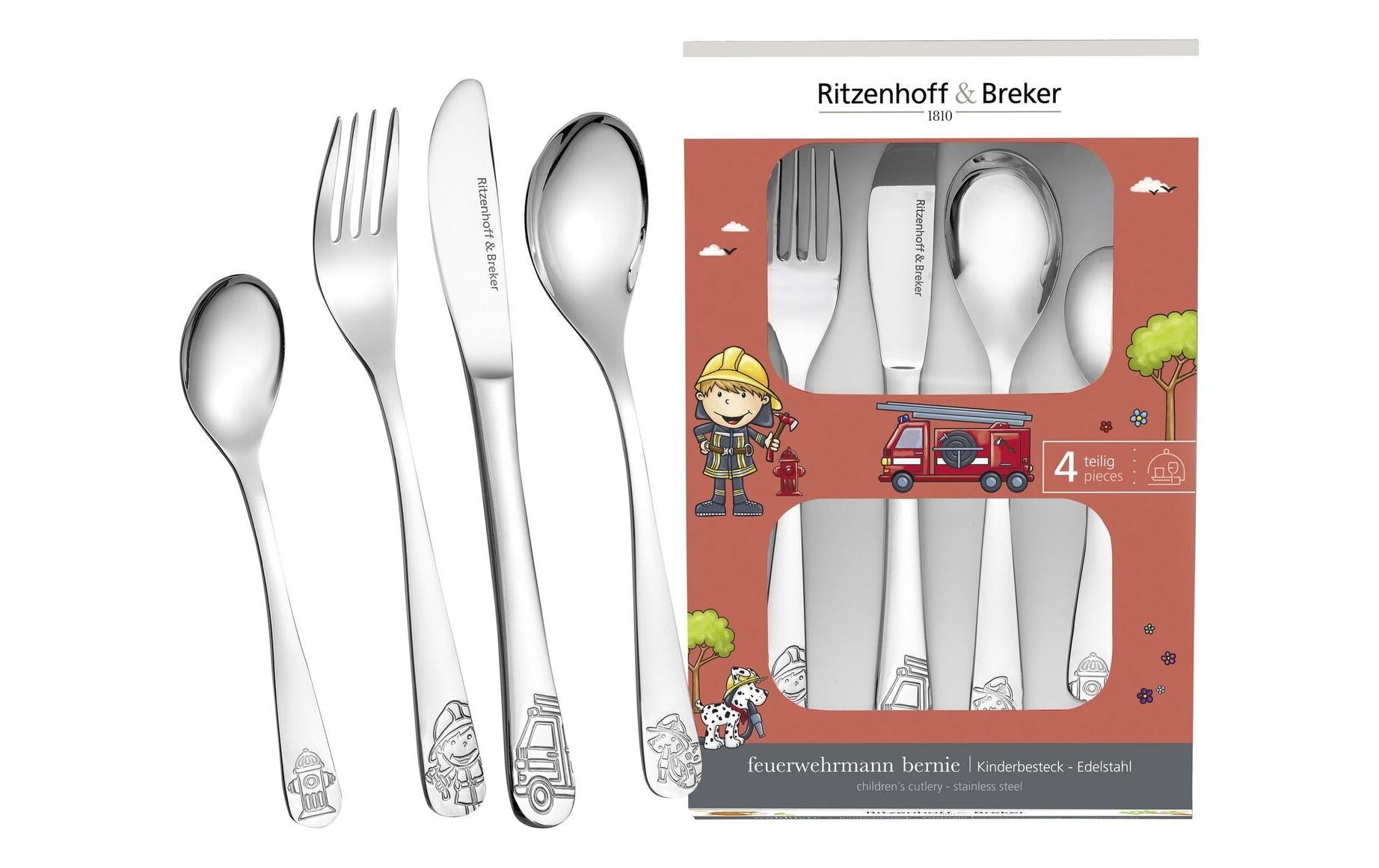 R&B Kinderbesteckset Bernie 4-teilig
