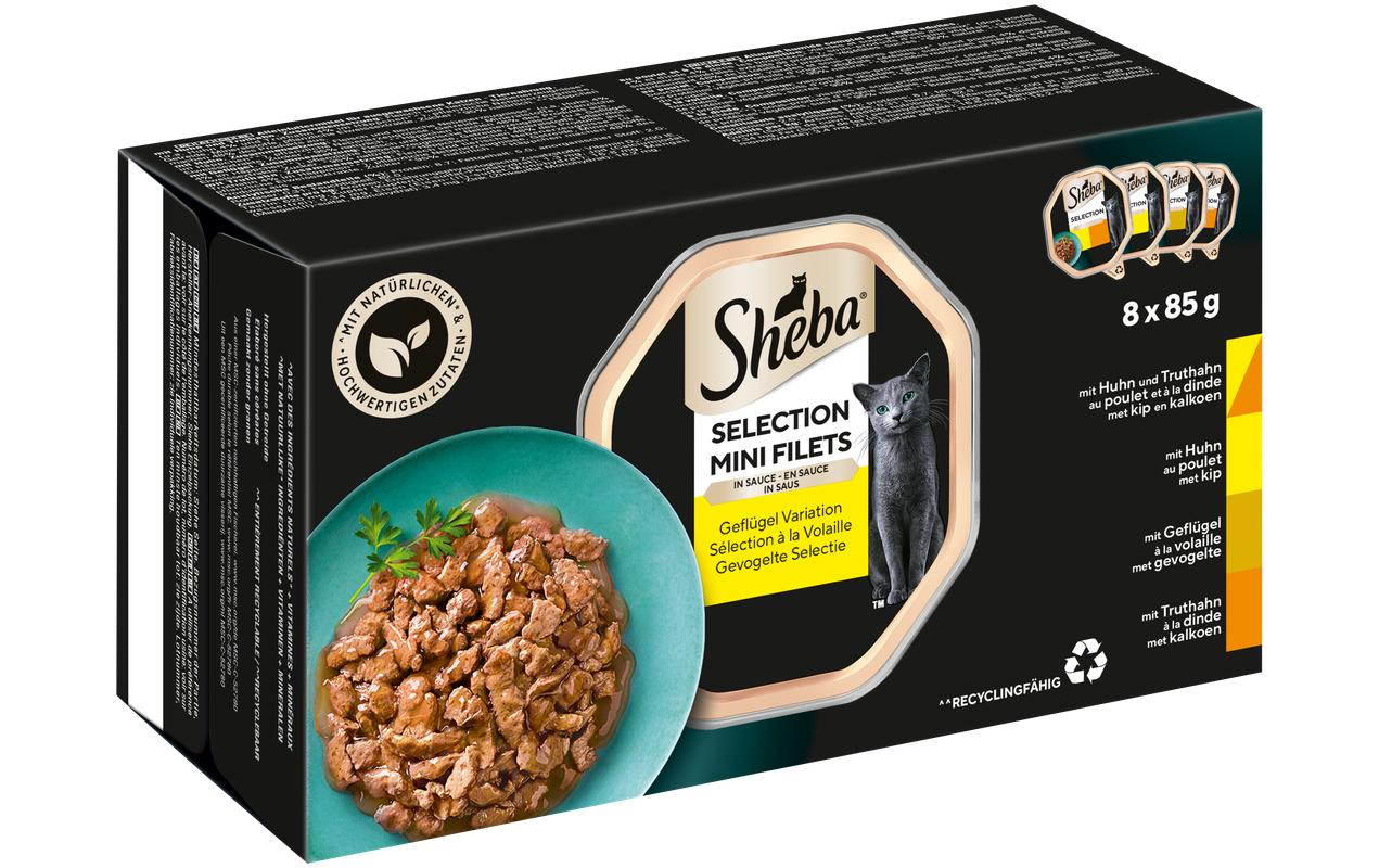 Sheba Selection Mini Filets Sauce Geflügel 8 x 85 g