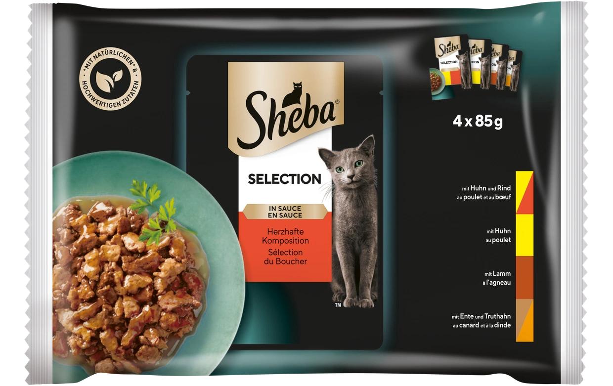 Sheba Selection Sauce Herzhafte Komposition 4 x 85 g