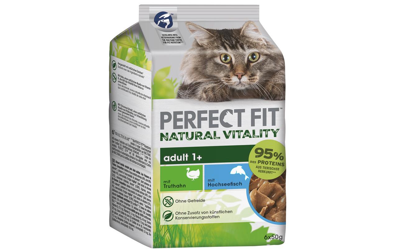 Perfect Fit Cat Pouch Mini Truthahn&Fisch 6 x 50 g
