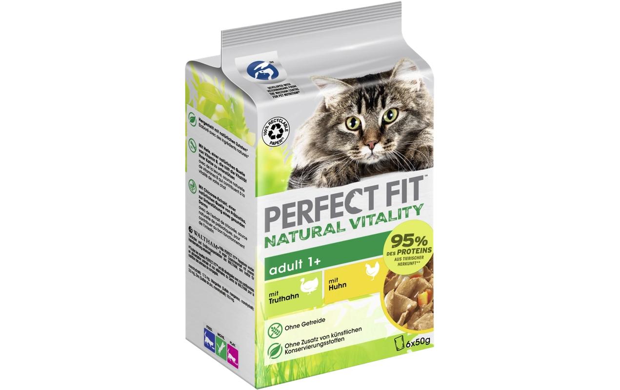 Perfect Fit Cat Pouch Mini Huhn&Ktruthahn 6 x 50 g