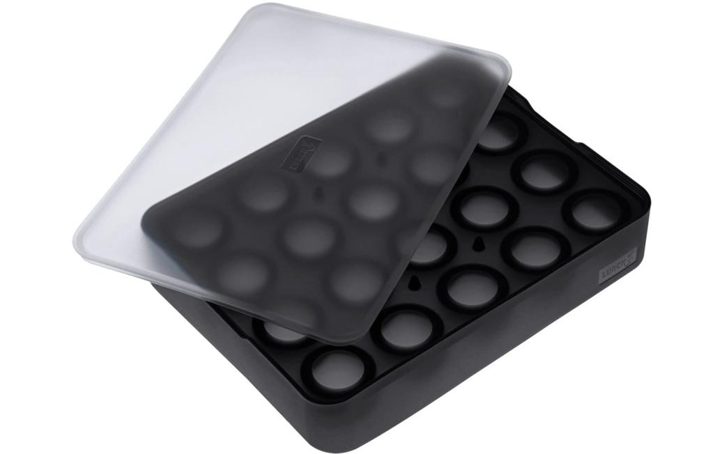 Lurch Eiswürfelform Ice Former Balls kleine Kugeln, D: 3cm, schwarz