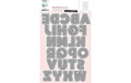 Stanzformen Alphabet Linien Essentials 164x265x1mm