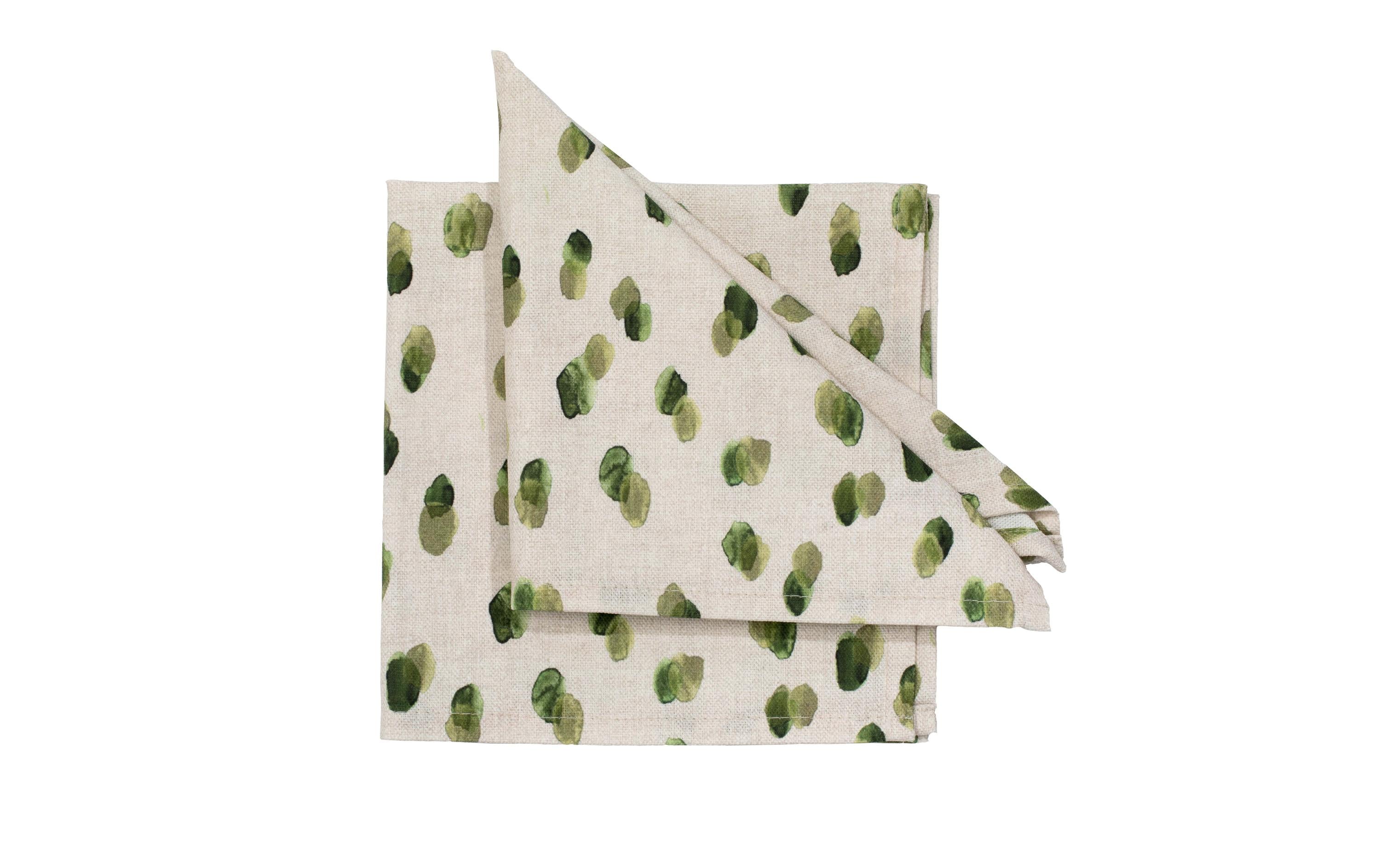 Pichler Serviette Rico Olive 40x40cm, 6 Stk
