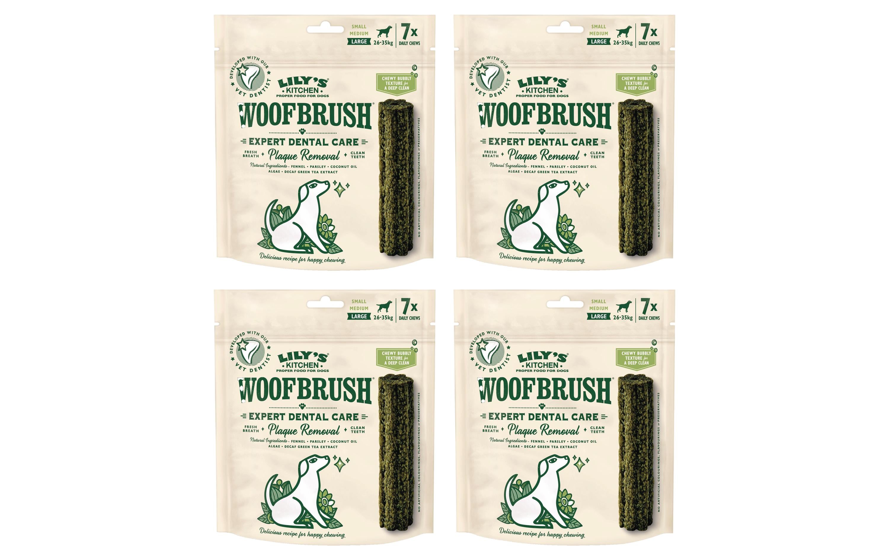 Lilys Kitchen Woofbrush Dental L 4x7x50g Kit