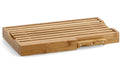 Zeller Present Brotschneidebrett mit Messer Bambus, 39.5x23.5x4cm