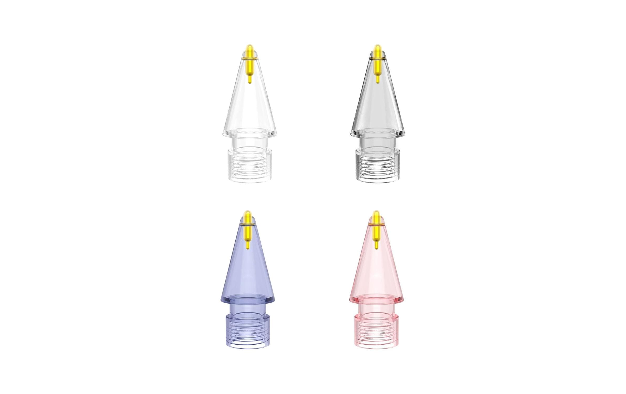 4smarts Ersatzspitzen Lucid 4Stk. Apple Pencil (1.Gen./2.Gen./ USB-C/ Pro.)