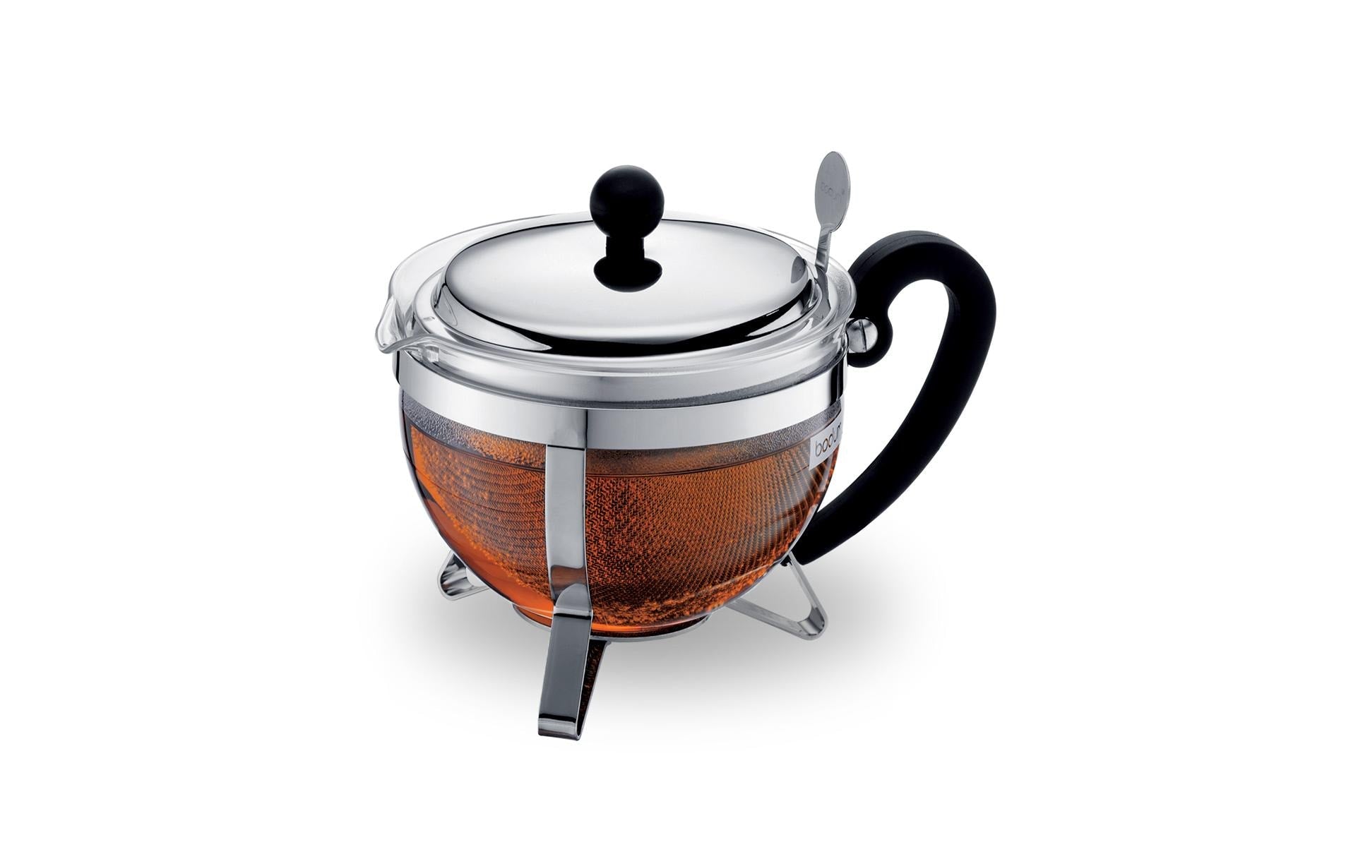 Bodum Chambord Teebereiter glänzend, Fassungsvermögen 1.0 Liter