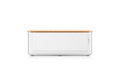 Bodum Bistro Brotkasten gross Kunststoff transp. Mit Bambusdeckel