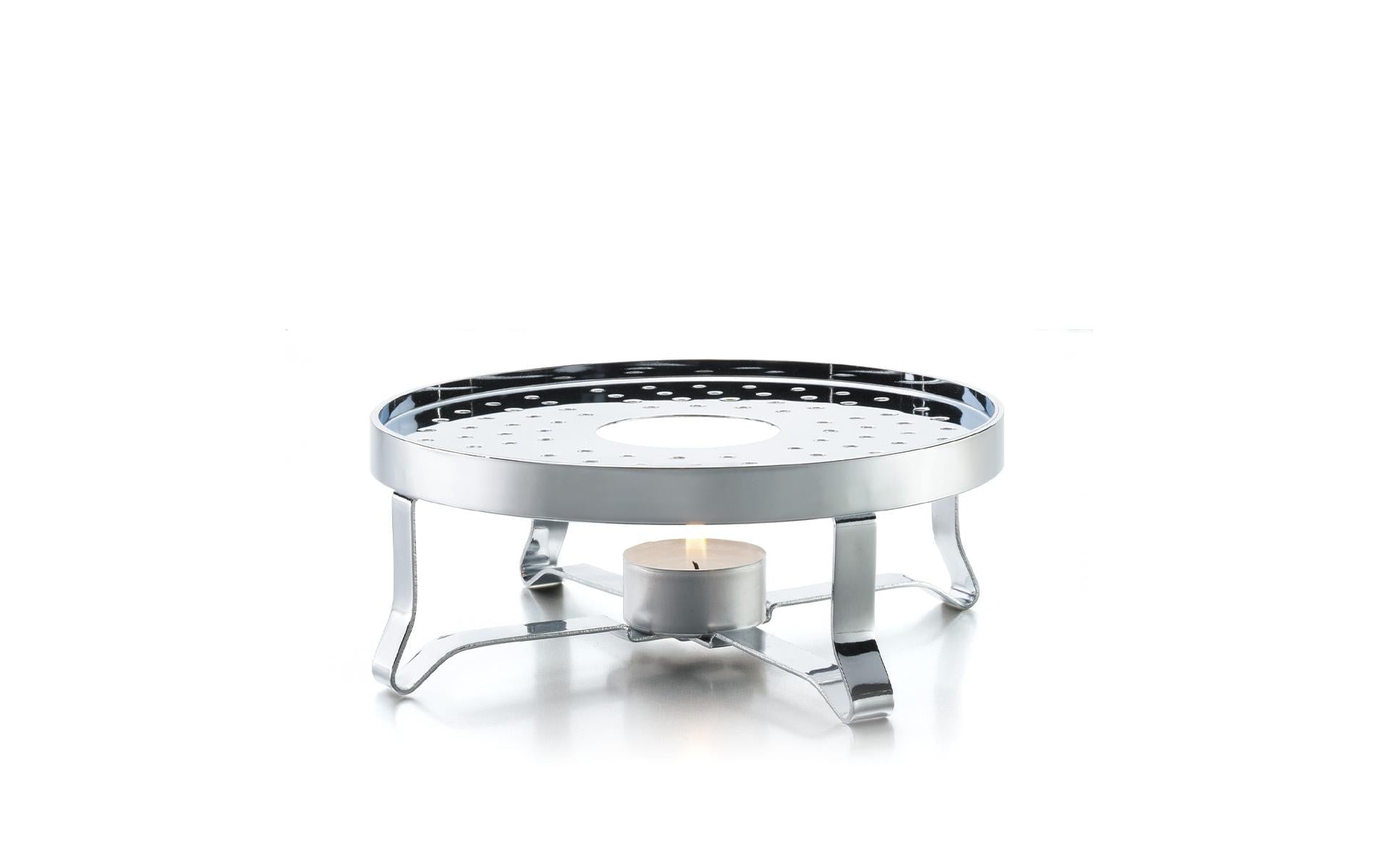 Bodum Chambord Rechaud Edelstahl verchromt, D:17.8cm, H:6.5cm