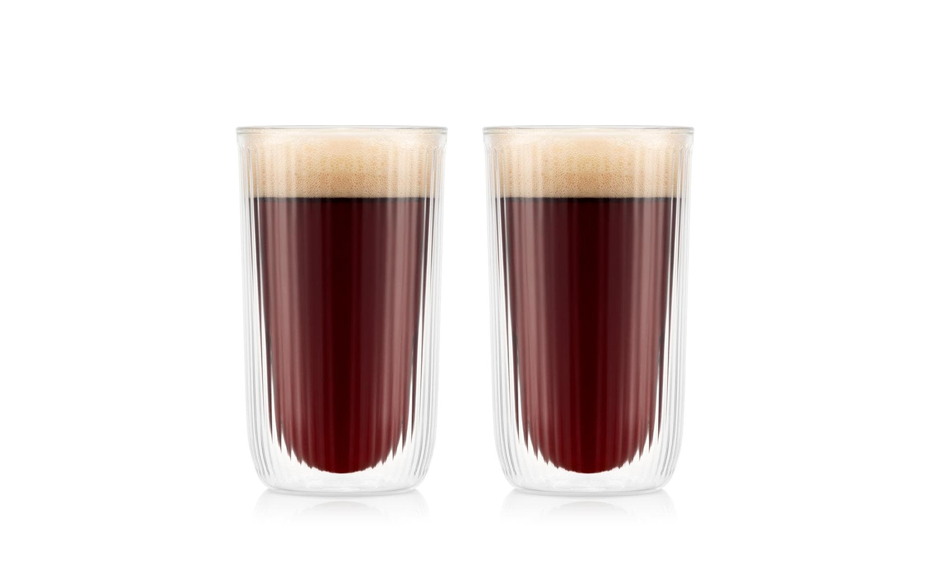 Bodum Douro Doppelwandgläser 2er Set, Glas, 0.45 Liter