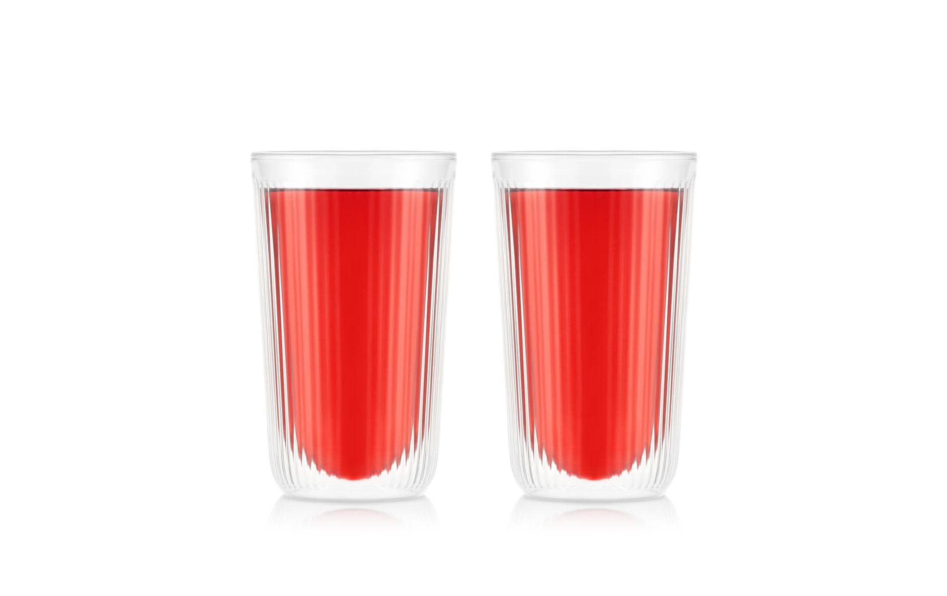 Bodum Douro Doppelwandgläser 2er Set, Glas, 0.35 Liter
