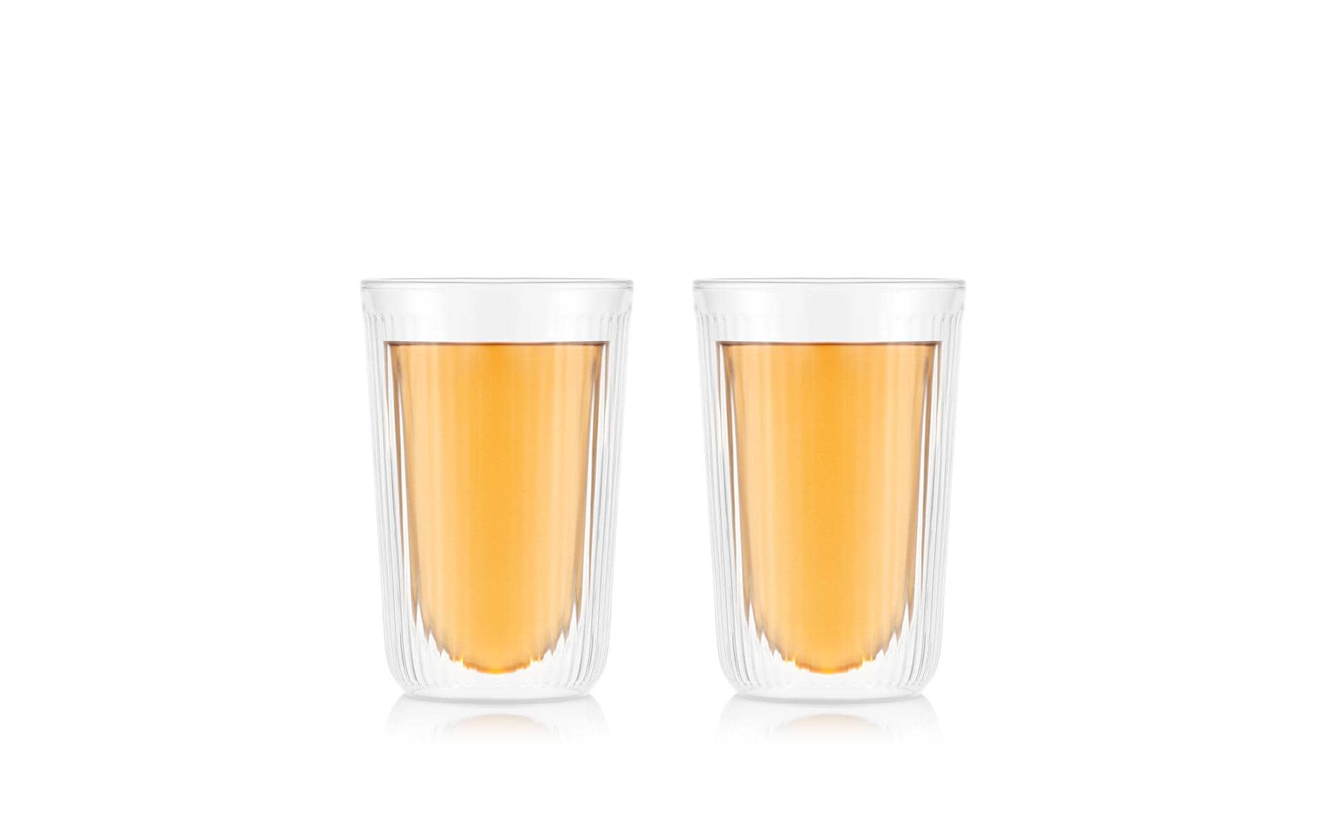 Bodum Douro Doppelwandgläser 2er Set, Glas, 0.25 Liter