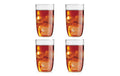 Bodum Kvadrant Trinkglas gross 4er Set, Kunststoff, 0.5 Liter
