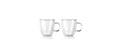 Bodum Bistro Thermo Gläser m. Glasgriff 2er Set, Glas doppelwandig 0.15L
