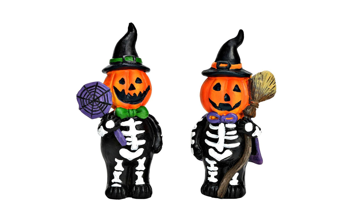 G. Wurm Halloween Skelett assortiert PP, 5x11x4cm, ACHTUNG assortiert 1 Stück!!!
