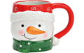 G. Wurm Tasse Schneemann Keramik, 370 ml